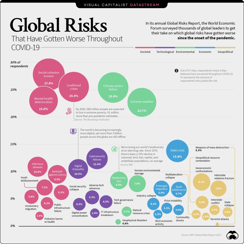 Which Global Risks Have Worsened During the Pandemic? – Visual ...