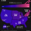 Mapped: Annual Inflation Rate by U.S. Region