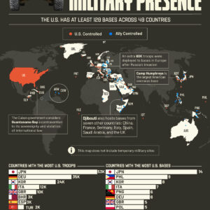 Mapped: Every Known U.S. Military Base Overseas