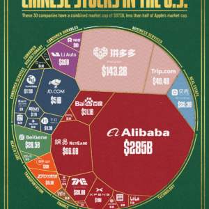 Ranked: Top 30 Chinese Companies Listed in the U.S.