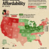 Mapped: U.S. Housing Affordability by State
