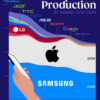 Charted: A Decade of Smartphone Production, by Brand (2015-2024)