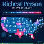 Mapped: The Richest Person in Every U.S. State