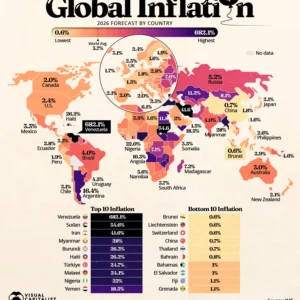 Mapped: Global Inflation Forecasts by Country in 2026